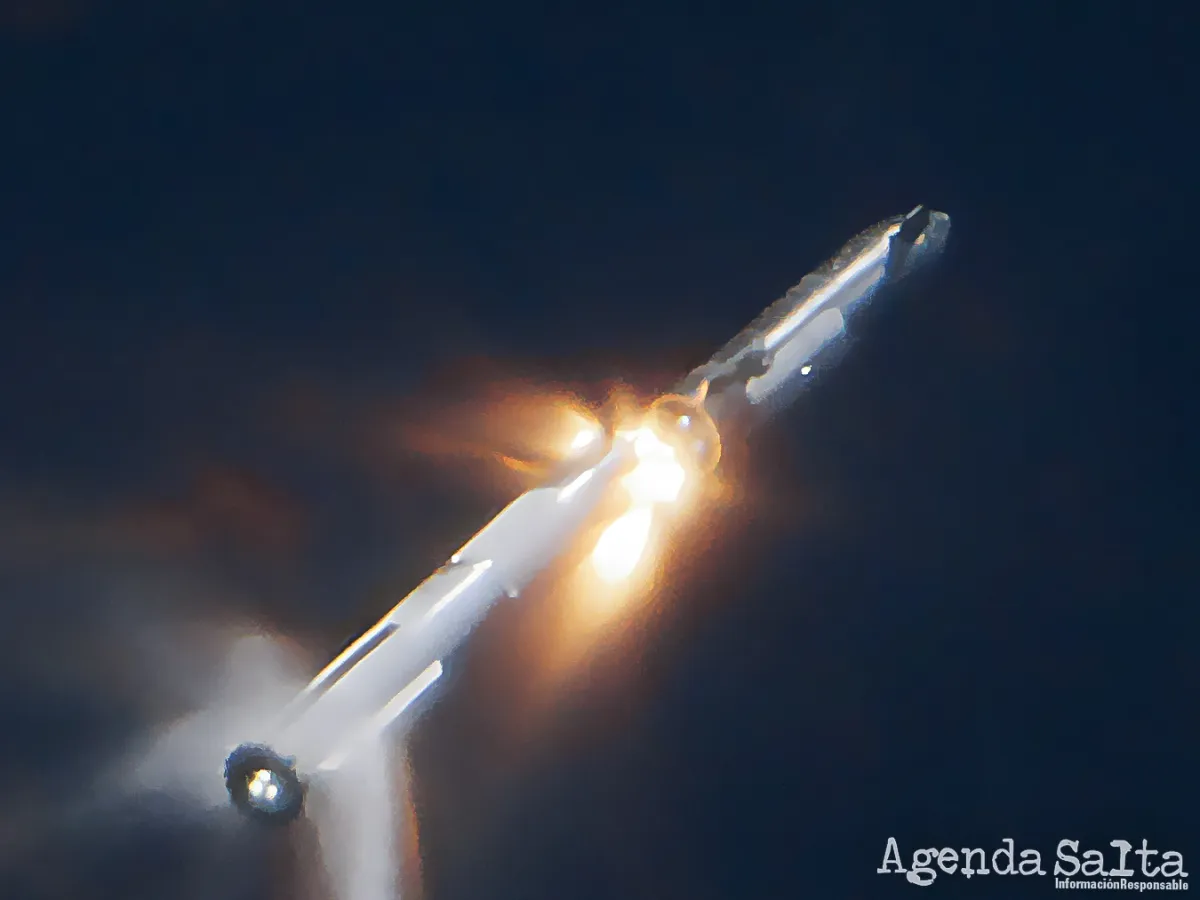 SpaceX lanzó Starship y estalló a pocos minutos del despegue