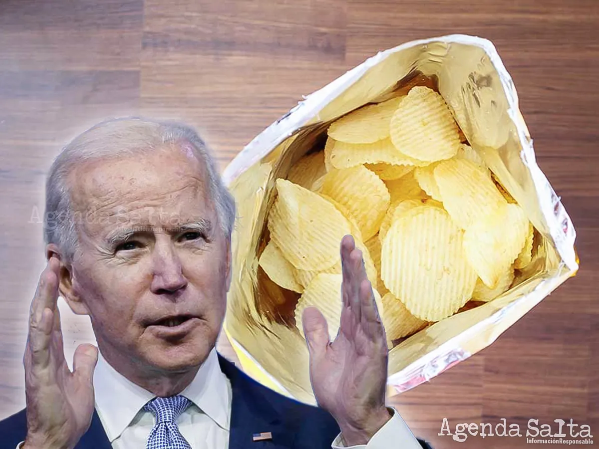 Biden critica que cada vez haya menos papas fritas en las bolsas