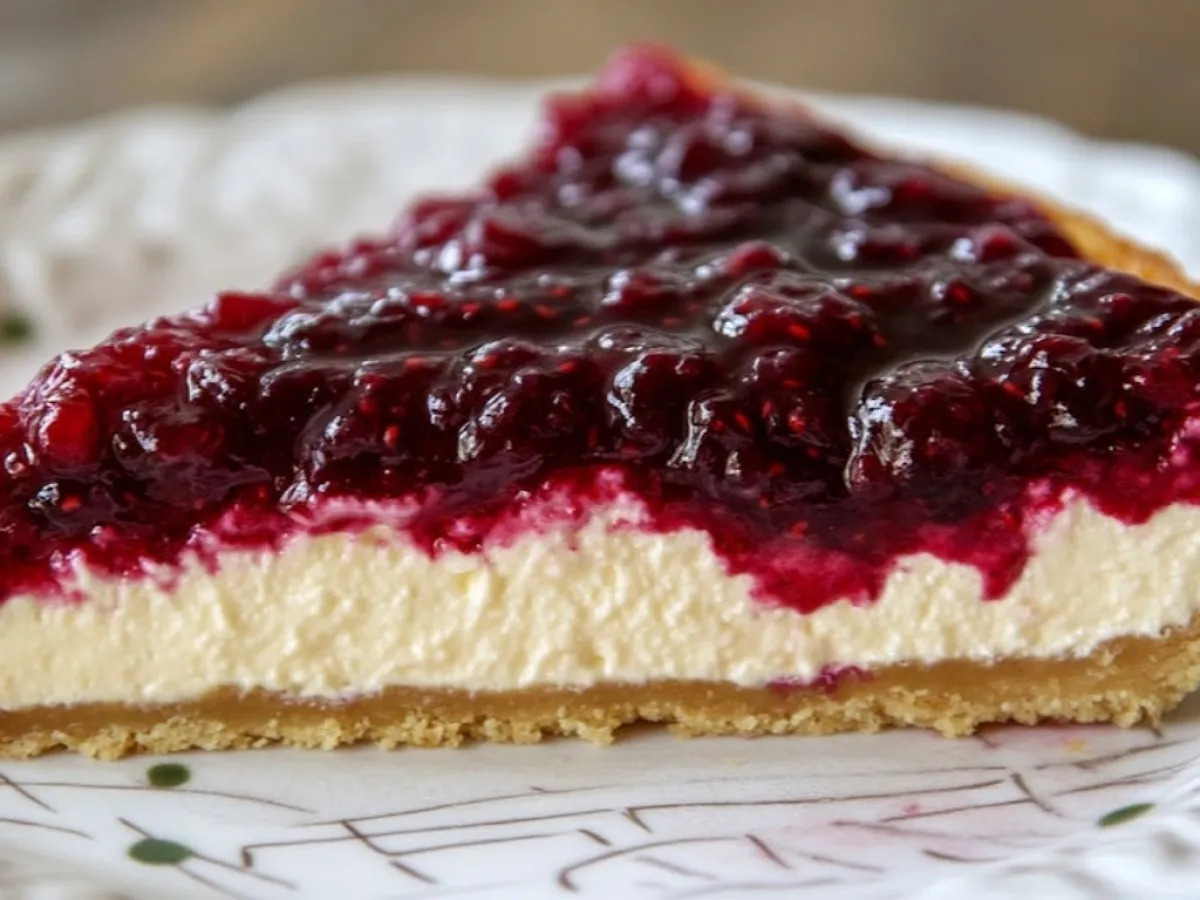 Receta de cheesecake de frutos rojos, rápida y fácil