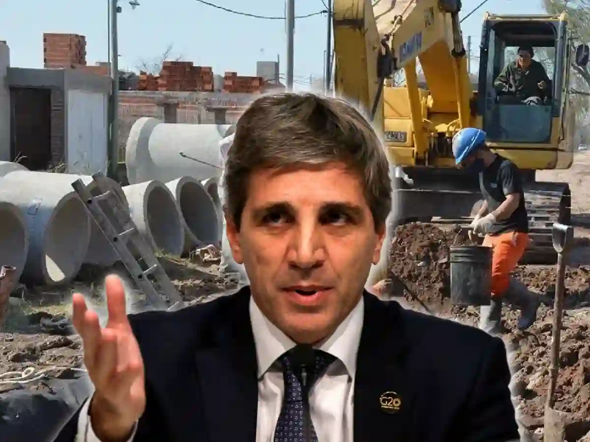 Caputo le pidió a intendentes que devuelvan la plata de obra pública sin terminar
