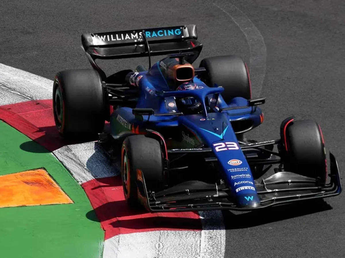 El Williams FW 45 es el auto que este año usa la escudería inglesa y que probará Franco Colapinto