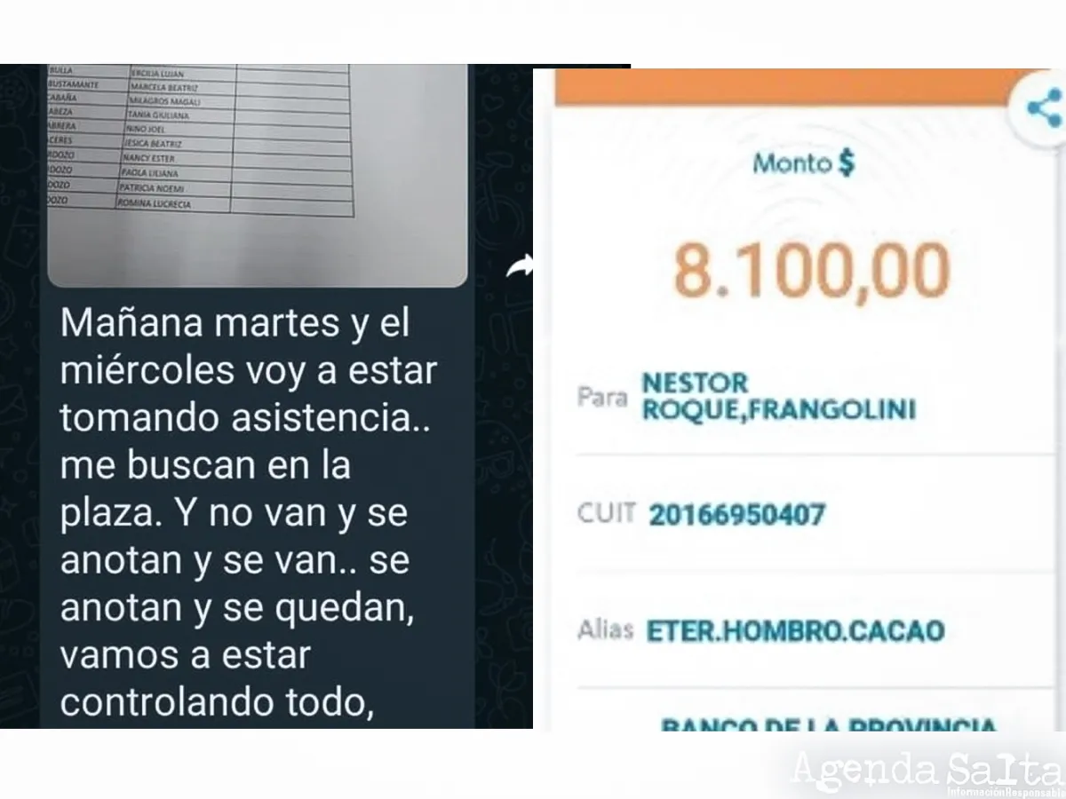 Mensajes de Roque Frangolini