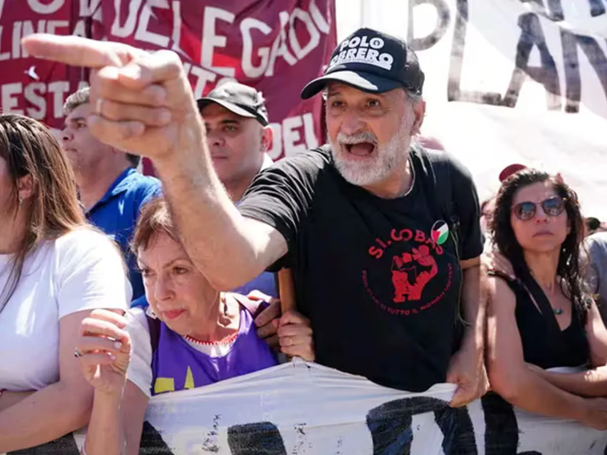 Eduardo Belliboni es el jefe político del Polo Obrero (foto Franco Fafasuli)