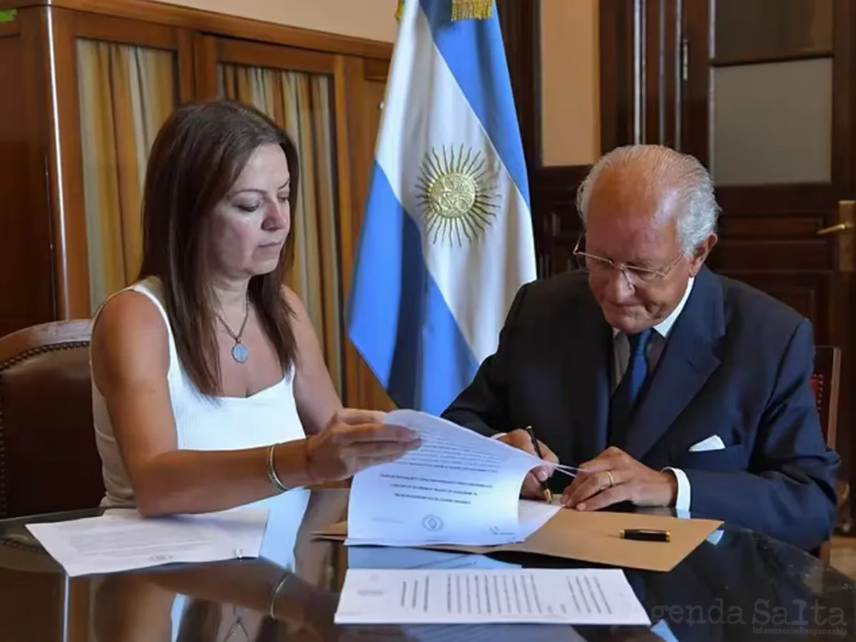 La ministra Pettovello y Abel Albino, líder de la fundación CONIN