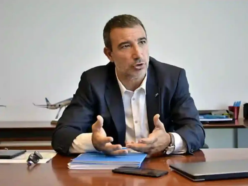Fabián Lombardo, presidente de Aerolíneas Argentinas (Foto Gustavo Gavotti)