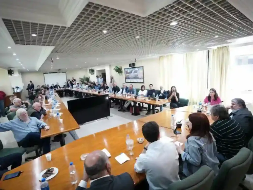 La reunión que encabezó la ex presidenta en la sede de Smata