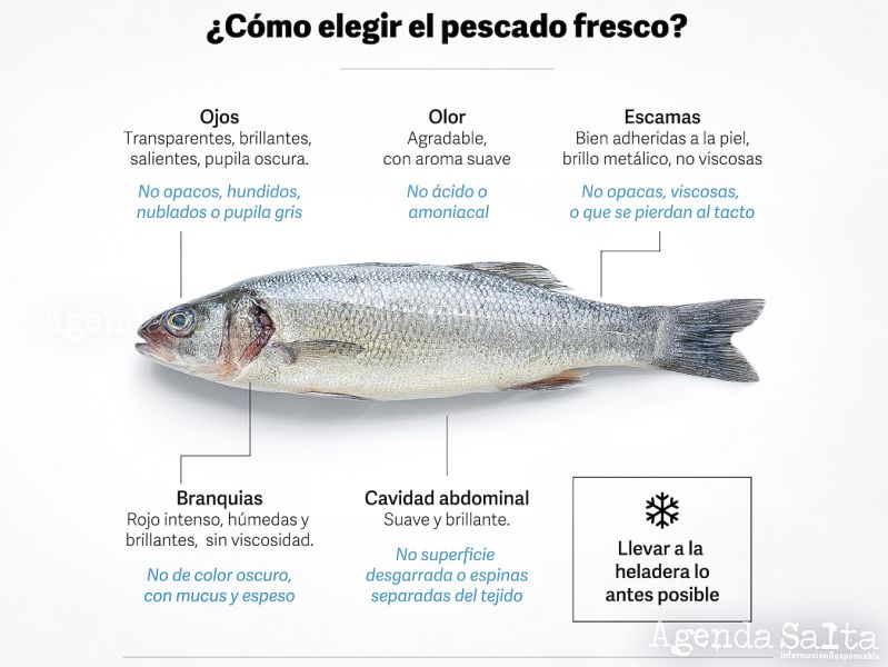 Cómo saber si el pescado es fresco