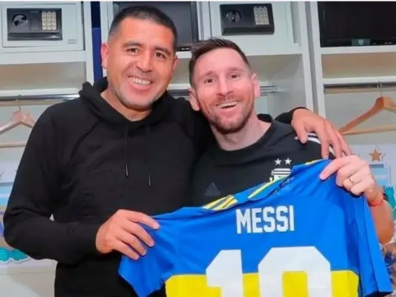 Juan Román Riquelme elogió a Lionel Messi y le tiró un dardo a Van Gaal