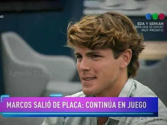 Marcos fue el primer salvado en la gala de eliminación y se encamina a ganar el reality