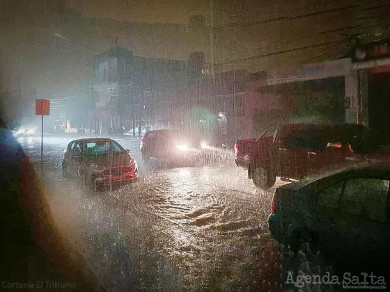 En cinco horas cayeron 37 mm y hay nueva alerta amarilla de tormentas