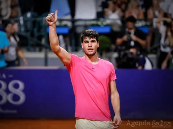 Carlos Alcaraz debutó con un triunfo en el Argentina Open