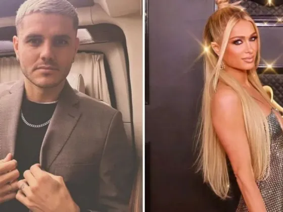 Mauro Icardi publicó una foto abrazado a Paris Hilton y le dedicó un tierno saludo: “Sos una reina”