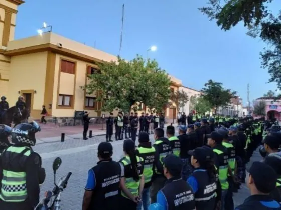 Intenso operativo de seguridad por la Serenata a Cafayate