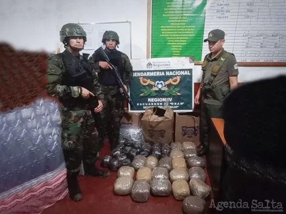 Patrullas pedestres secuestraron casi 50 kilos de marihuana en dos procedimientos