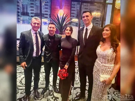 Macri tuvo la codiciada foto con Messi y "Dibu" Martínez: enojó a todo el kirchnerismo