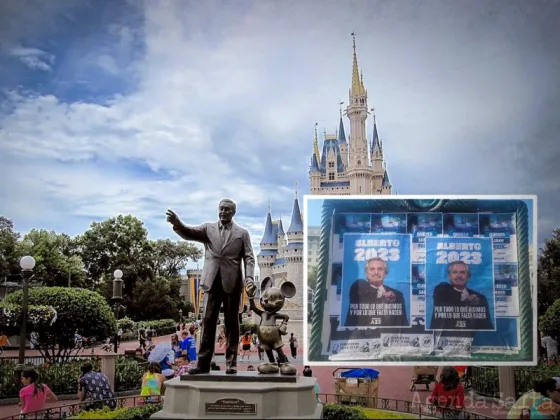 Alberto Fernández inauguró sesiones en Disneylandia con afiches, pero casi sin gente