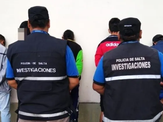 La policía logró detener a cinco salteños que realizaban robos "pirañas"