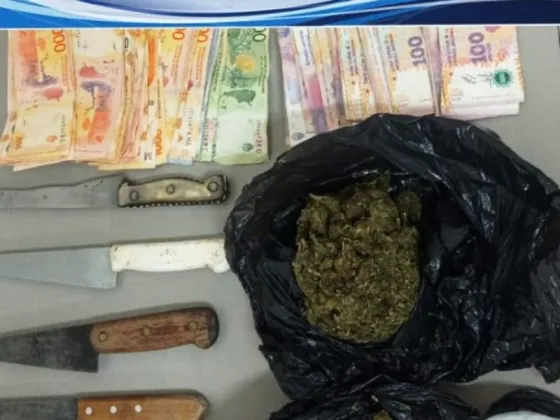 La policía secuestró más de 1700 dosis de droga en una vivienda