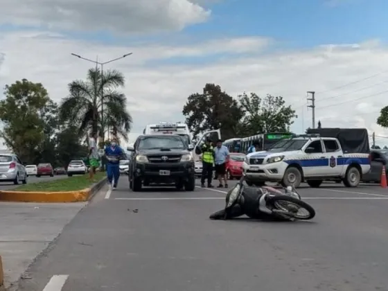 Avenida Paraguay: Atropellaron a una mujer y quisieron huir