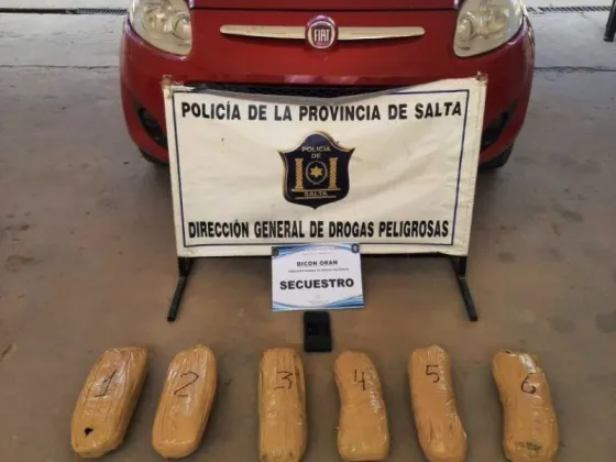 Secuestraron un cargamento de más de 13.400 dosis marihuana en un control vehicular