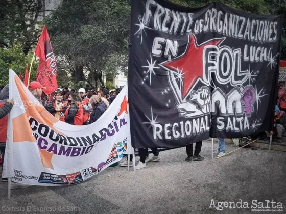 Nueva marcha piquetera: Por tres días, con cortes y protestas en Salta y el país