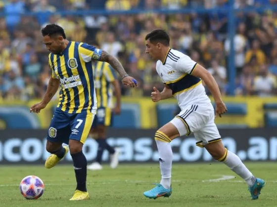 Boca logró un empate agónico en su visita a Rosario Central