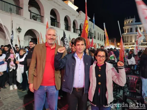 Masivo acto del Frente de Izquierda