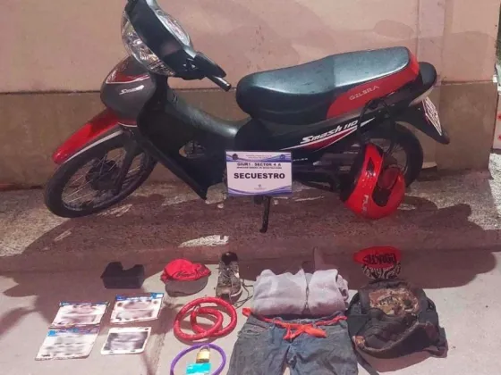 La policía detuvo a una pareja de chorros que robaba motos en pleno centro