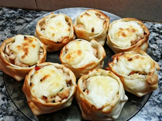 Cómo hacer canastitas con tapas de empanadas