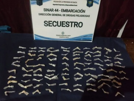 Salteño intentó esconder la droga en su boca pero fue detenido