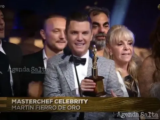 Martín Fierro 2022:“MasterChef Celebrity” obtuvo la estatuilla de oro