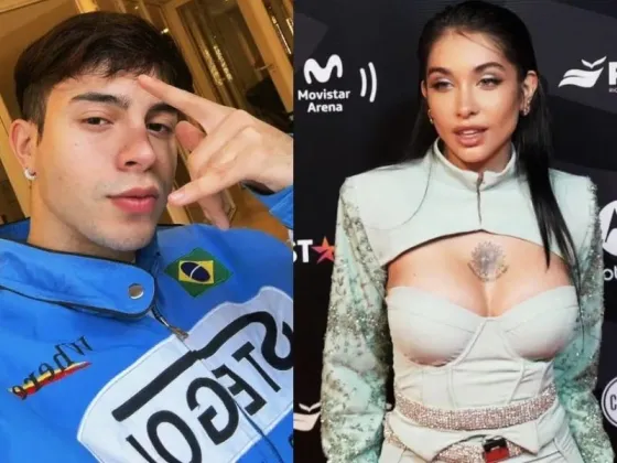 María Becerra se cruzó con Rusherking en los Premios Gardel 2023 y su reacción se hizo viral