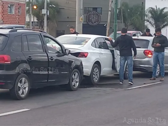 Mañana de siniestros viales en Salta: tres accidentes y tres heridos