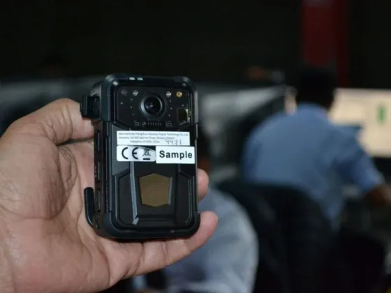 El Ministerio de Seguridad realiza pruebas técnicas de bodycams para la policía