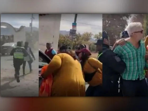 Conductor detenido por agresión a manifestantes