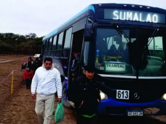 Como será el servicio del transporte para la Fiesta Chica del Señor de Sumalao