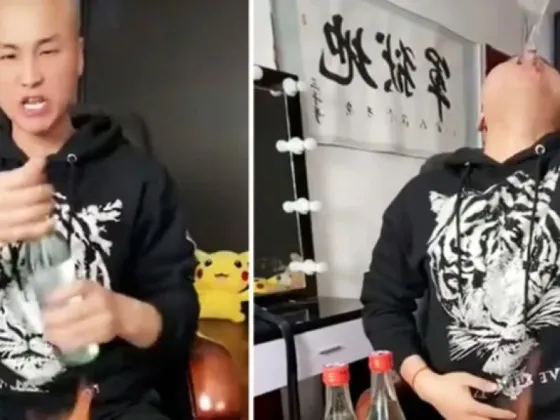 Un influencer murió después de tomar siete botellas de licor en una trasmisión en vivo