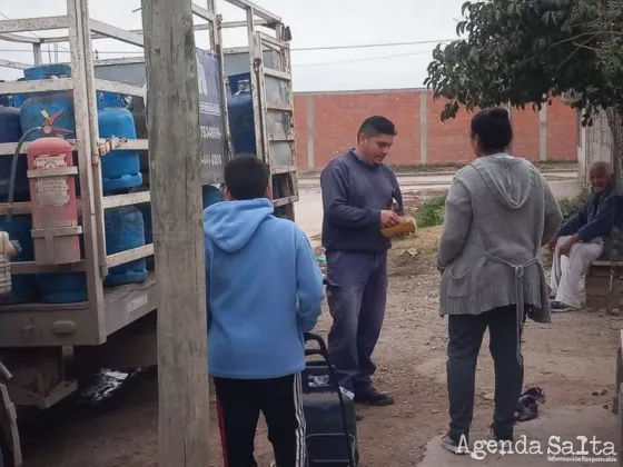 Distribución de la Garrafa Social en la ciudad: lunes 5 de junio