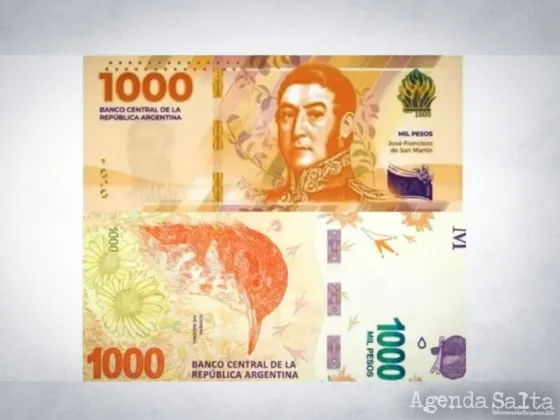 Cómo será el nuevo billete de $1.000 con San Martín