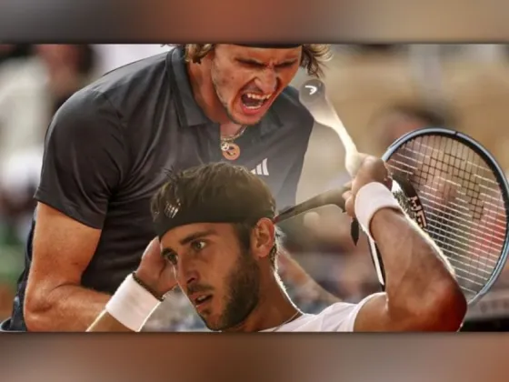 Tomás Etcheverry perdió ante Alexander Zverev y quedó eliminado en cuartos de final de Roland Garros