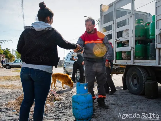 Distribución de la Garrafa Social en la ciudad: jueves 8 de junio
