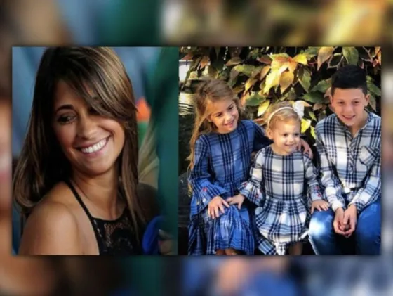 Antonela Roccuzzo presentó su nueva colección de ropa y eligió como modelos a los hijos de Martín Demichelis