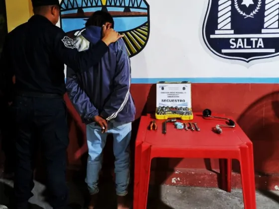 Detuvieron a chorro salteño que violentaba vehículos