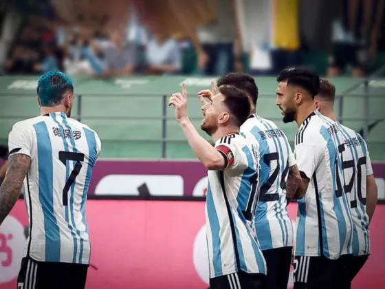 Con un partido magnífico de Lionel Messi, Argentina superó 2-0 a Australia en el primer amistoso de la gira por Asia