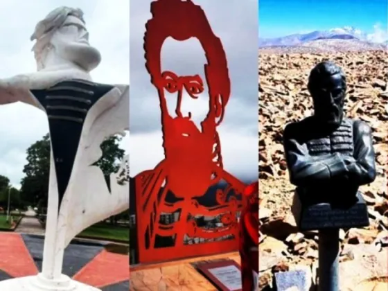 Homenaje a Güemes: esculturas y murales en todos los rincones de la provincia