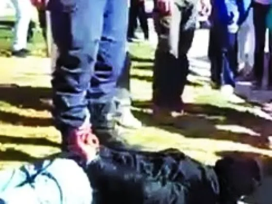 Vecinos lincharon brutalmente a un salteño por un robo