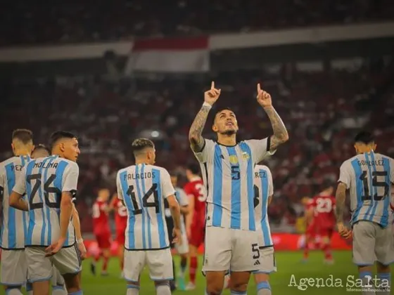 La Selección Argentina venció a Indonesia y cerró la gira asiática con una sonrisa