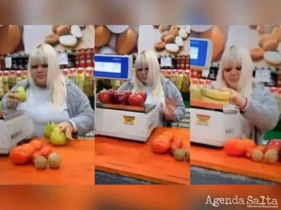 More Rial consiguió trabajo en una verdulería y se grabó “dándolo todo”