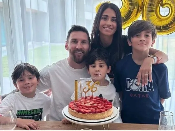 Antonela Roccuzzo le dedicó un romántico mensaje a Messi