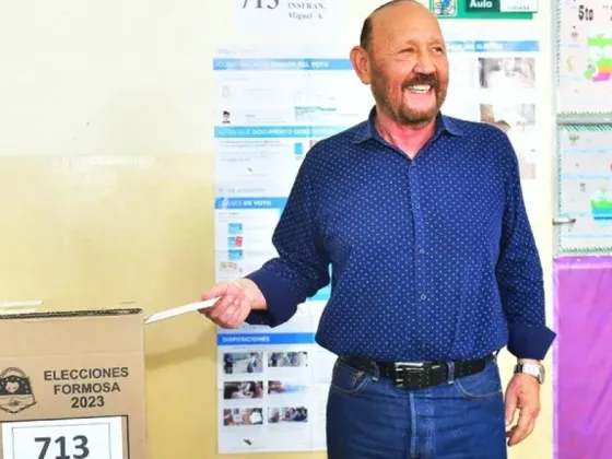 Gildo Insfrán se impone con 72% y se acerca a su octava reelección en la gobernación de Formosa